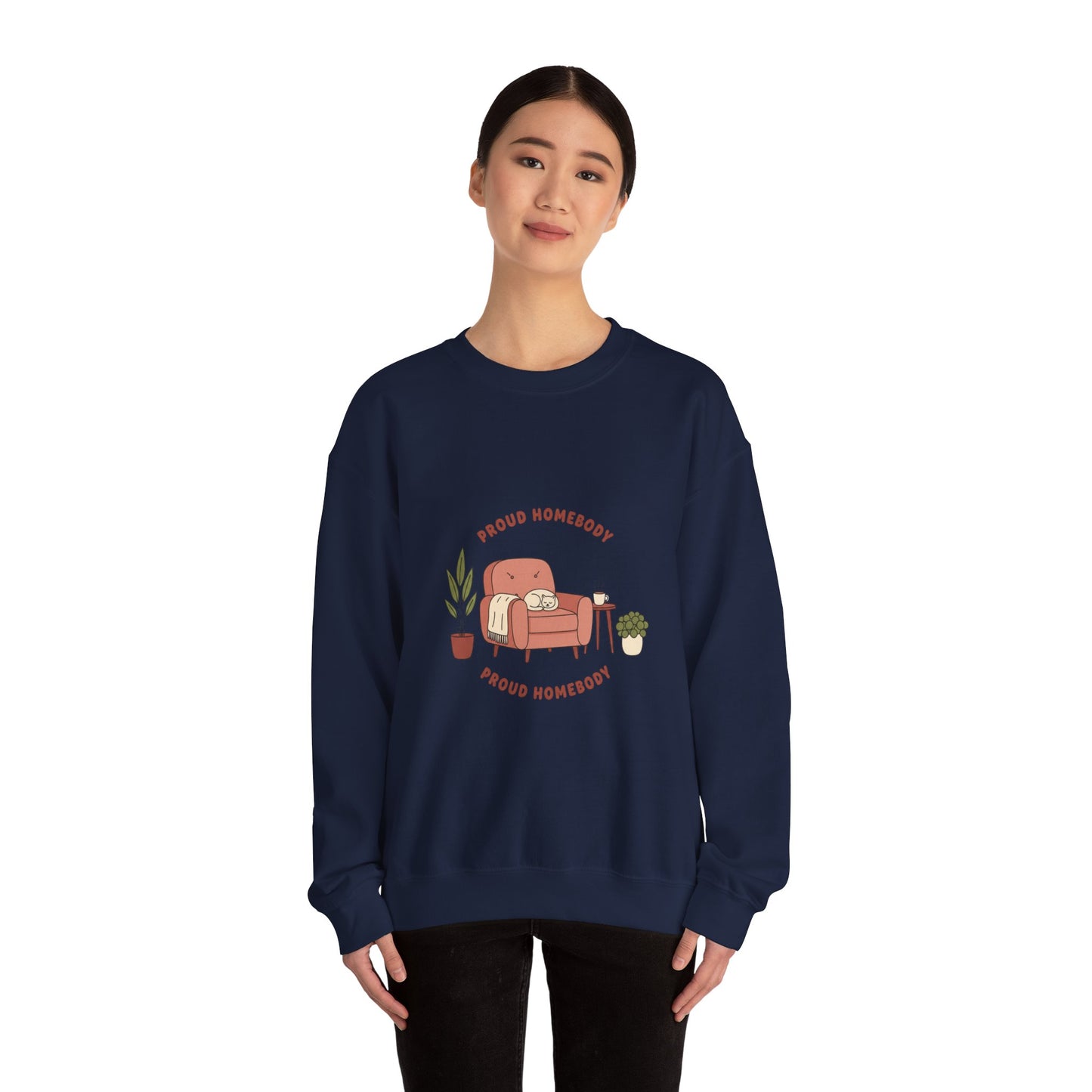 Proud Homebody Crewneck Sweatshirt | homebody, hygge aesthetic