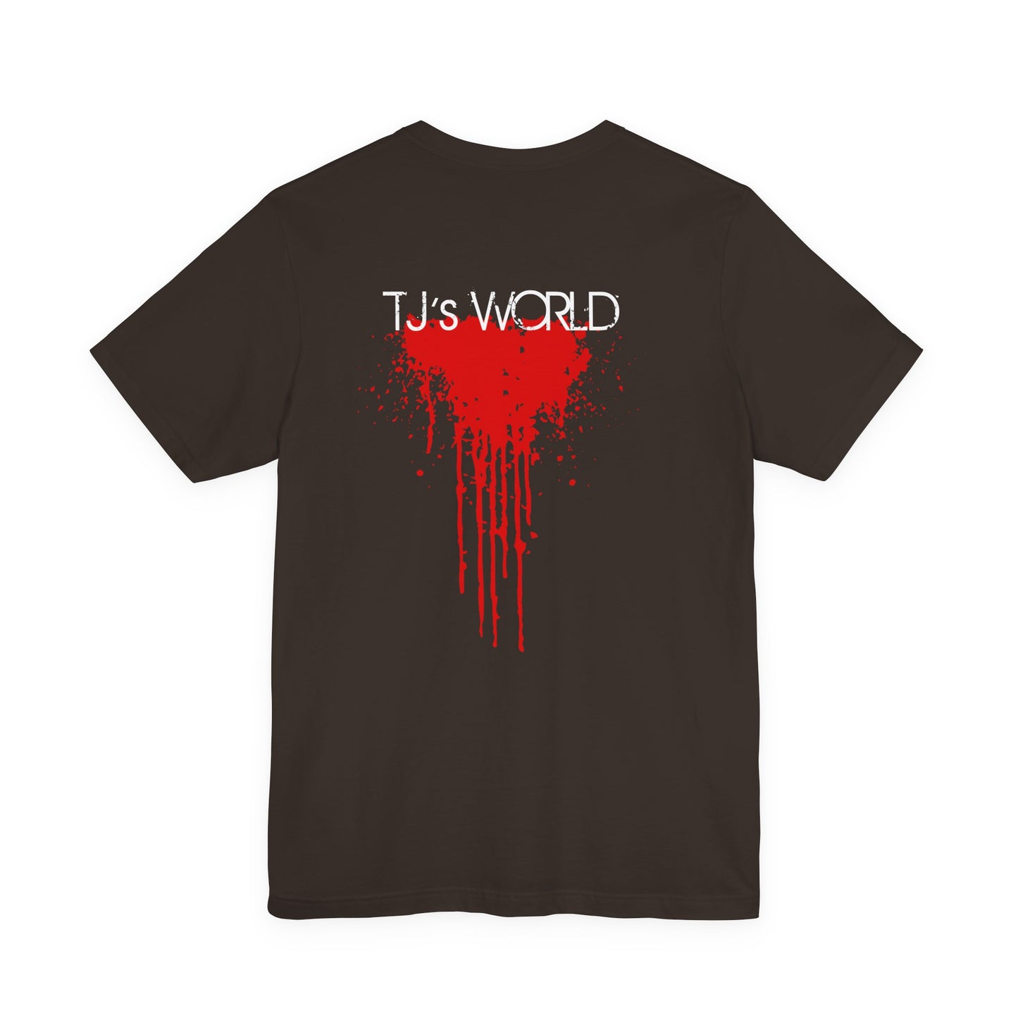 Horror Graphic Tee — "SCUM" Zombie Face with Blood Drip (TJ's World)