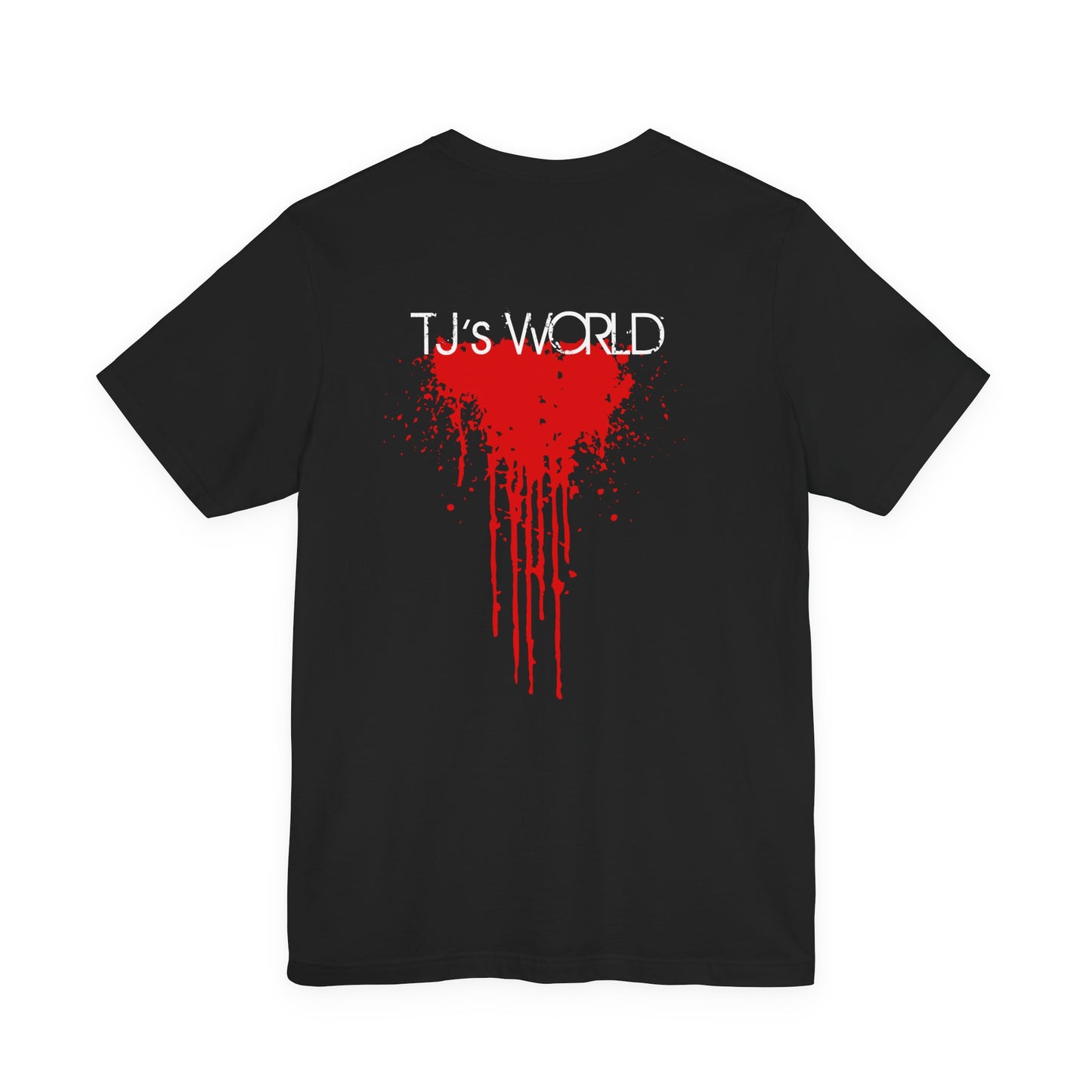 Horror Graphic Tee — "SCUM" Zombie Face with Blood Drip (TJ's World)