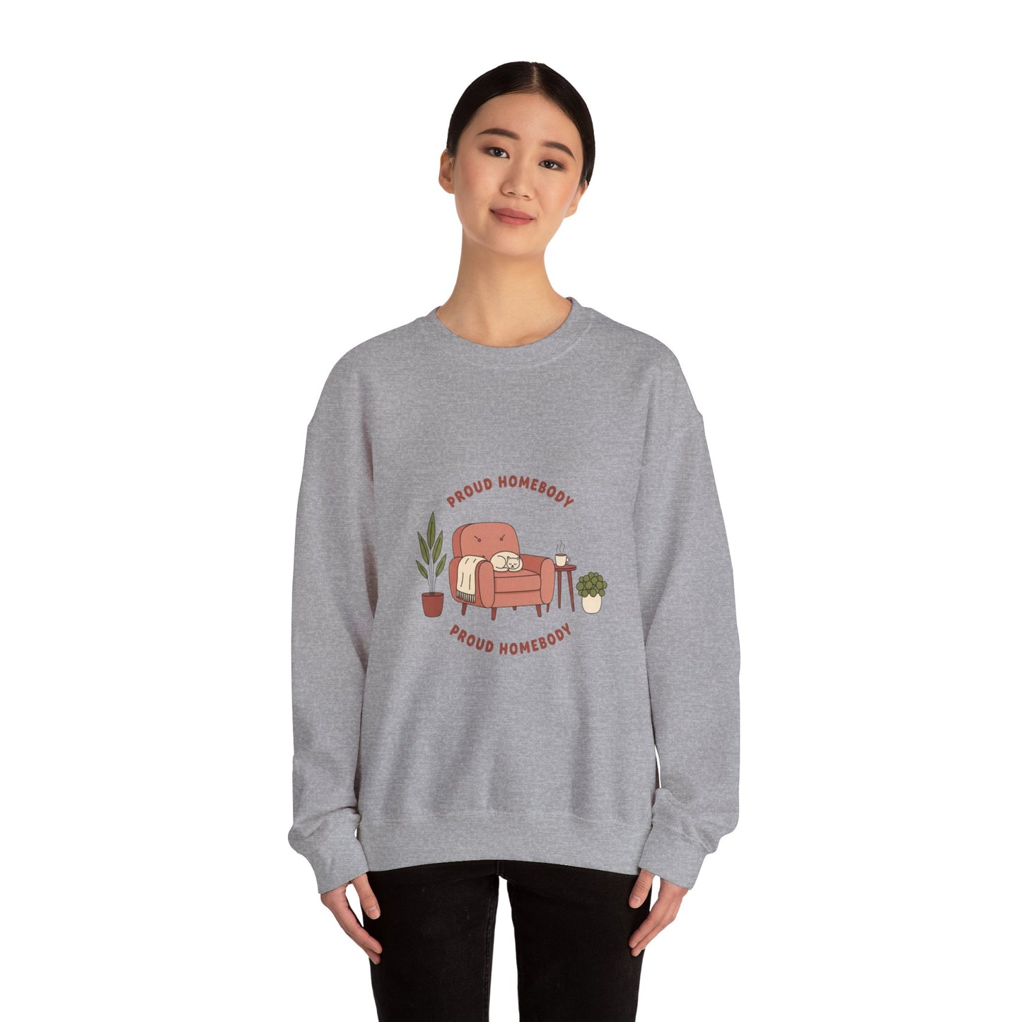 Proud Homebody Crewneck Sweatshirt | homebody, hygge aesthetic
