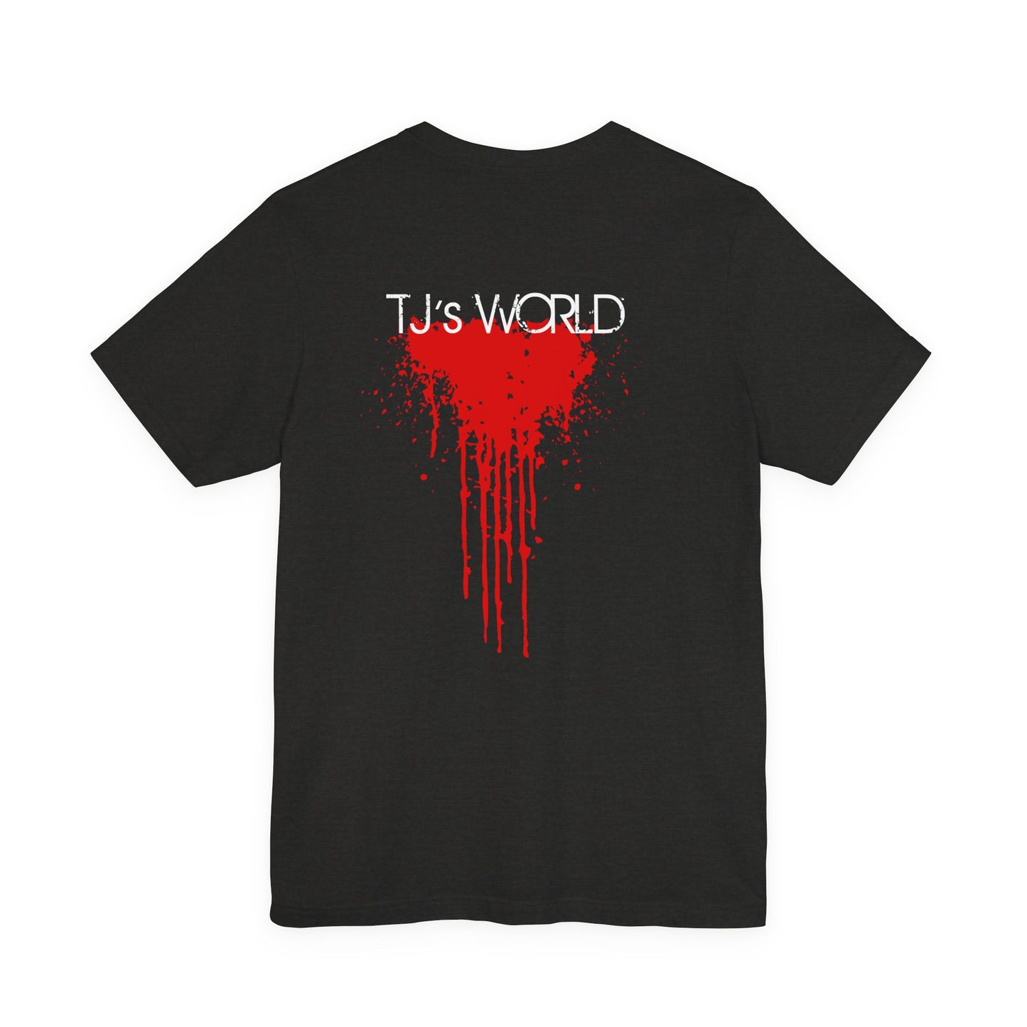 Horror Graphic Tee — "SCUM" Zombie Face with Blood Drip (TJ's World)