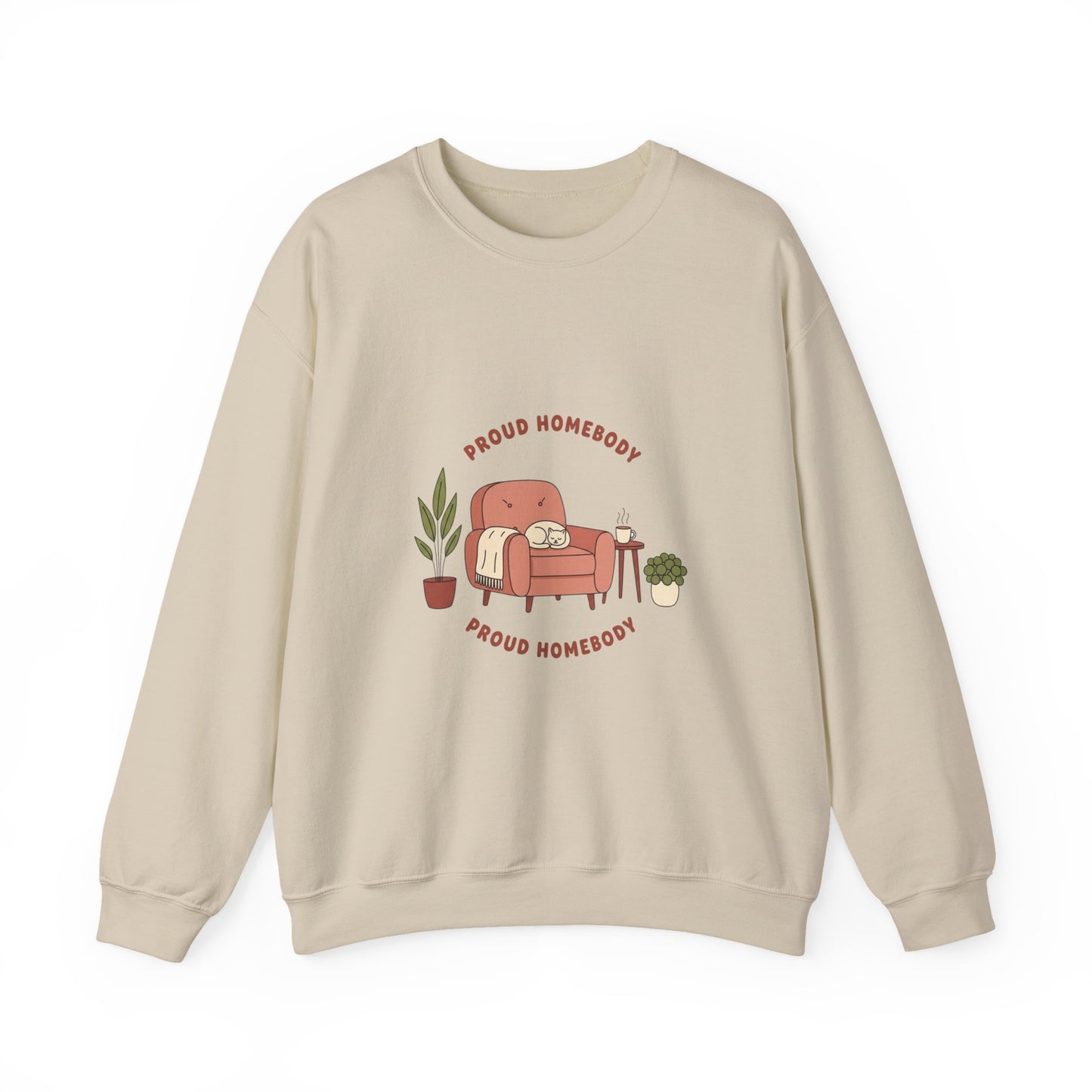 Proud Homebody Crewneck Sweatshirt | homebody, hygge aesthetic