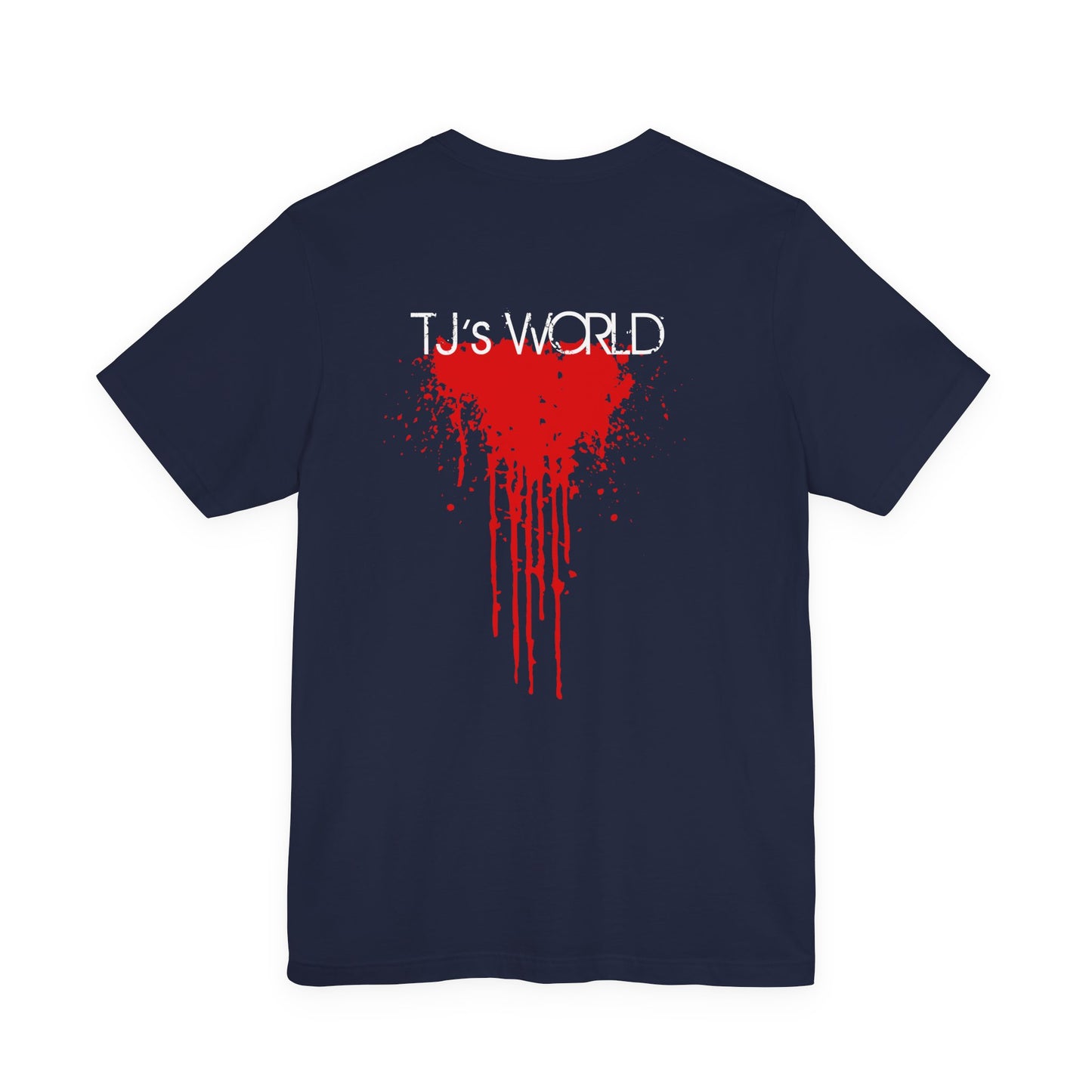 Horror Graphic Tee — "SCUM" Zombie Face with Blood Drip (TJ's World)