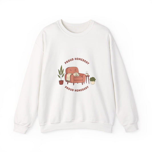 Proud Homebody Crewneck Sweatshirt | homebody, hygge aesthetic