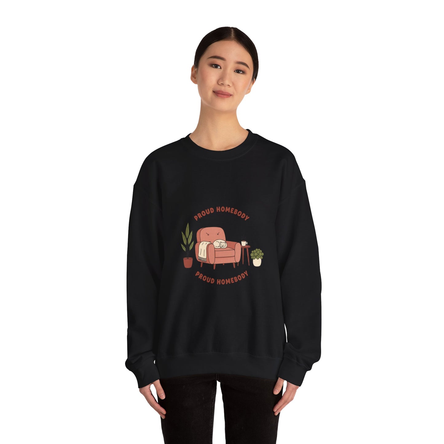 Proud Homebody Crewneck Sweatshirt | homebody, hygge aesthetic