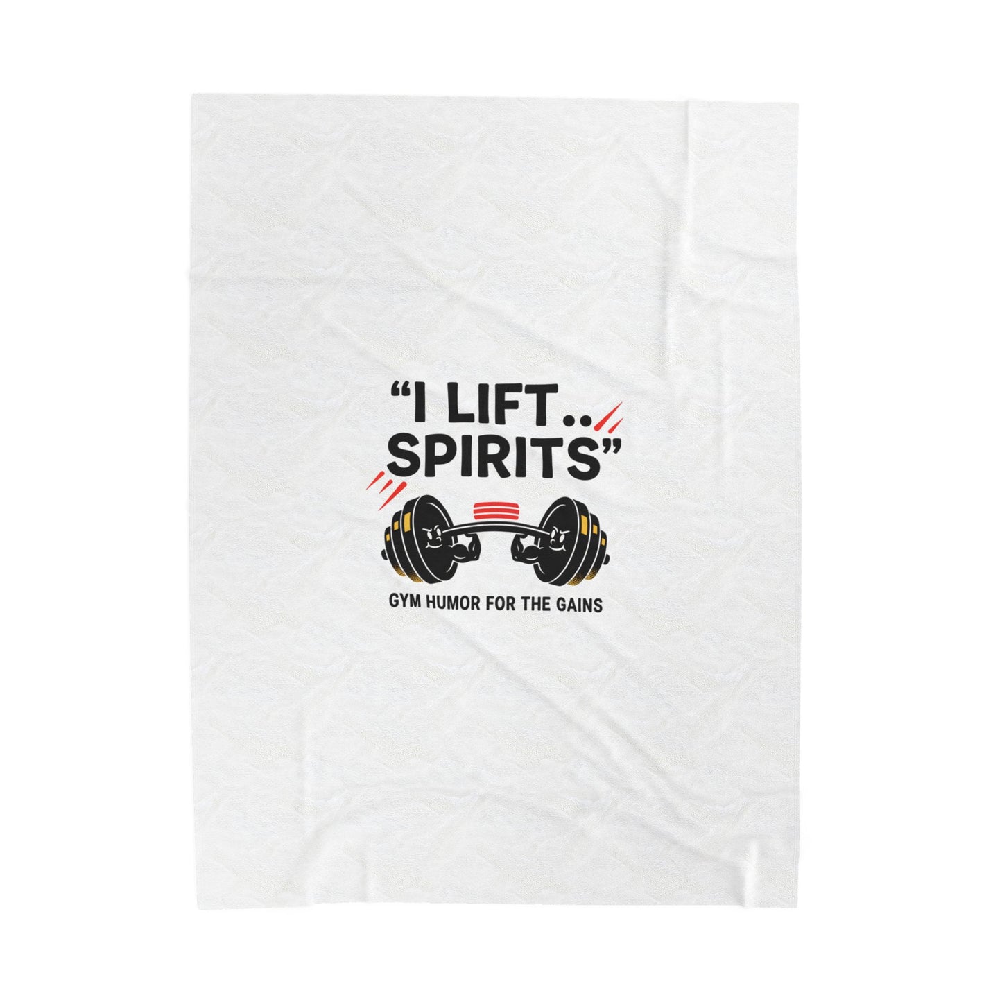 I Lift Spirits Blanket | geometric luxe, chrome accents