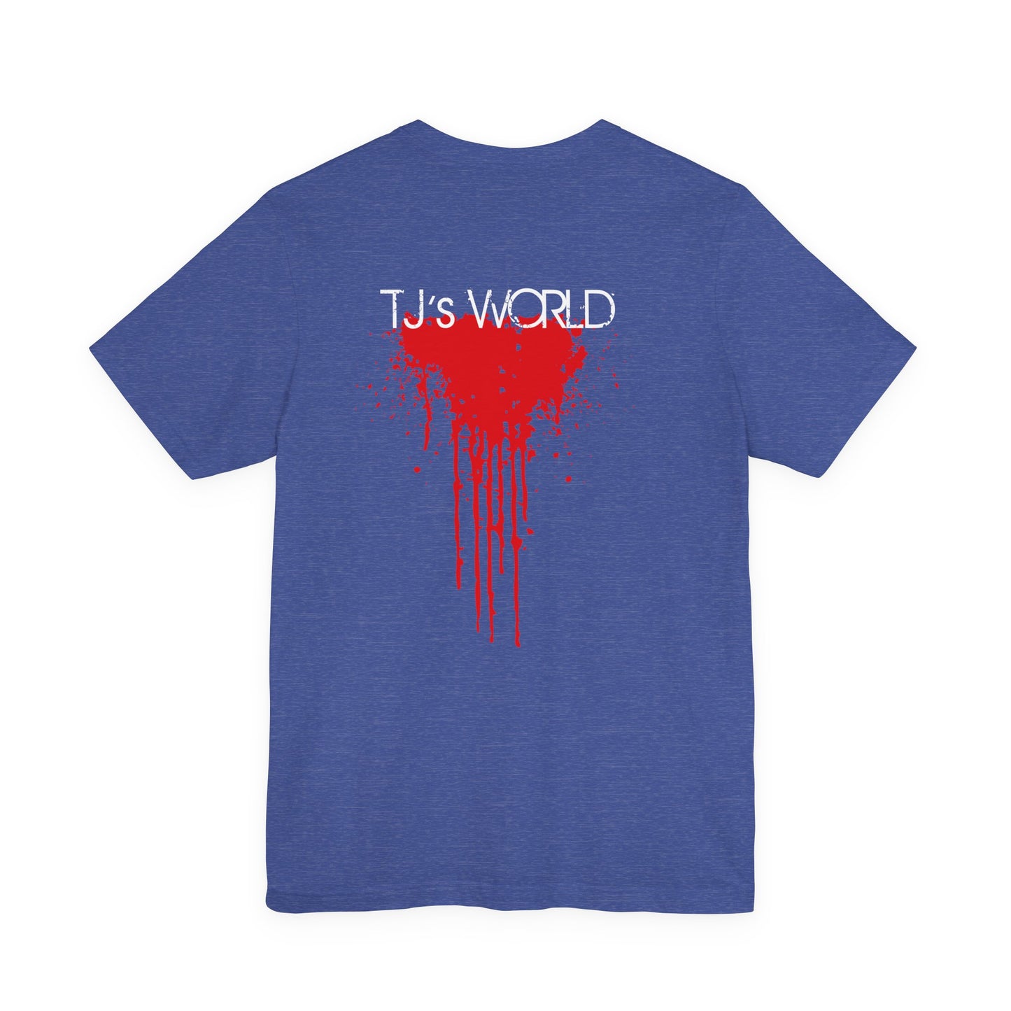 Horror Graphic Tee — "SCUM" Zombie Face with Blood Drip (TJ's World)