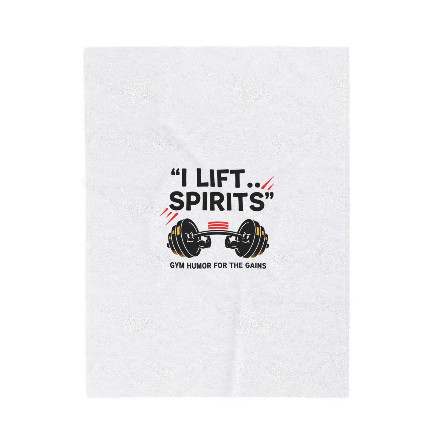 I Lift Spirits Blanket | geometric luxe, chrome accents